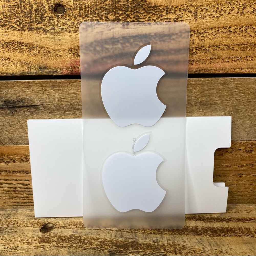 Authentic Apple White Logo Sticker Decal iphone ipod apple stickers